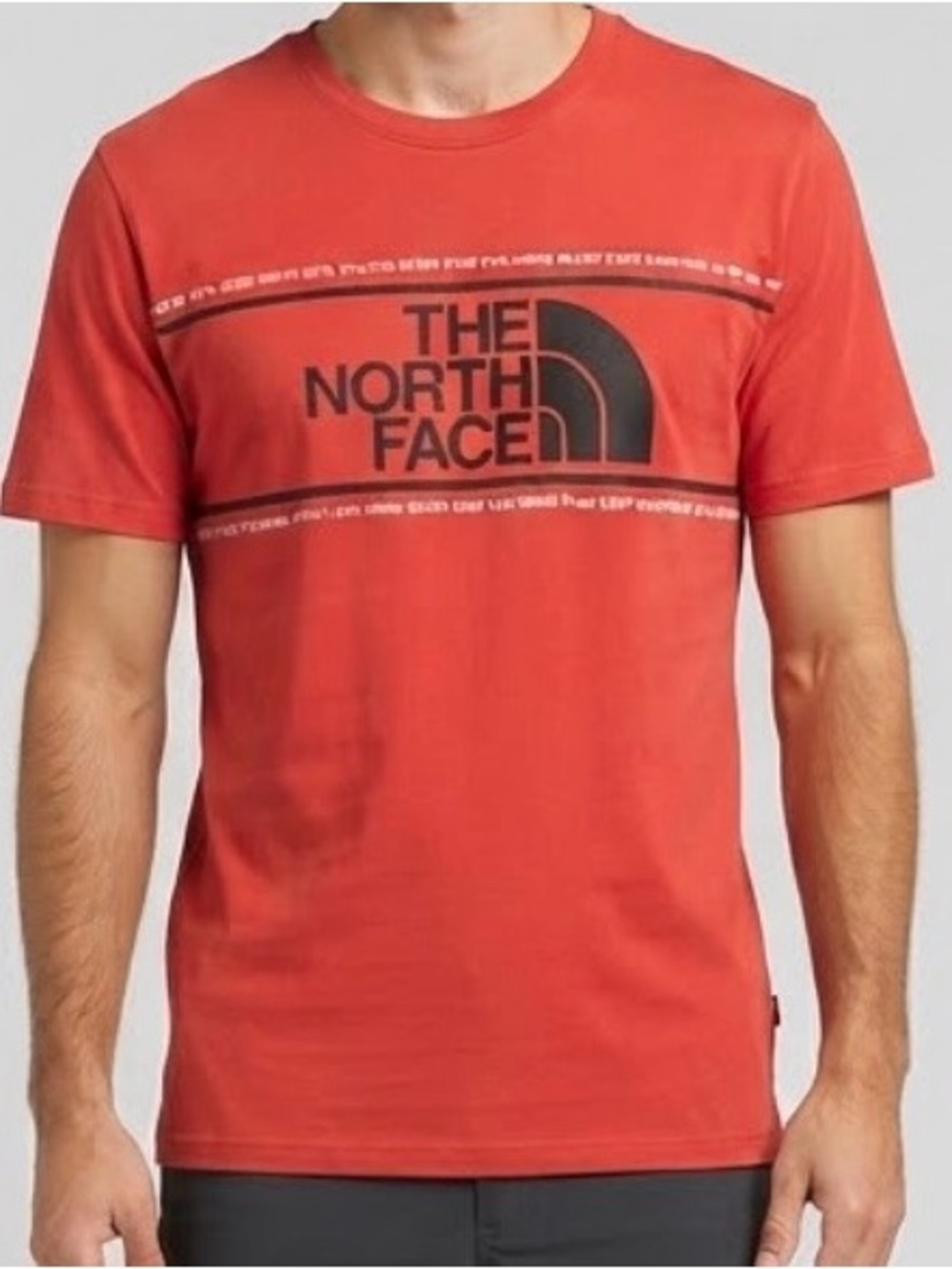 The North Face Men's Rust Red Graphic Logo T-Shirt Size L